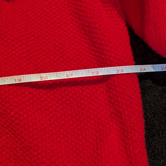 Bright Red Button-Front Cardigan - Picture 3 of 6